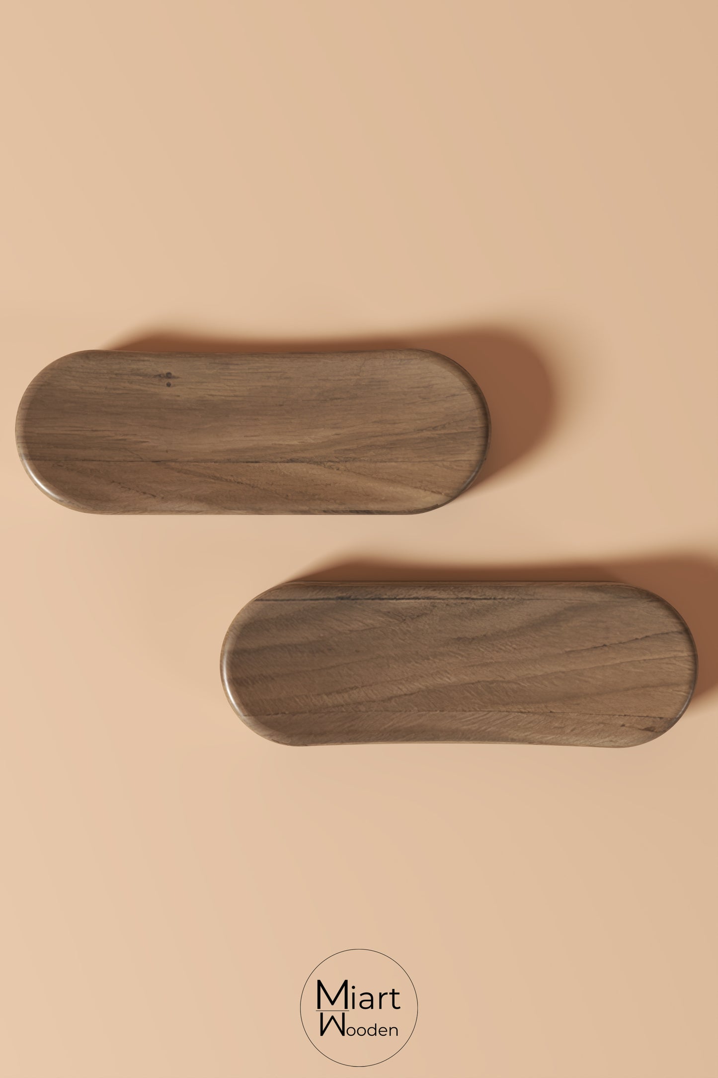 Hello Pen My Best Friend | Solid Oak Pen Holder Set and Decorative Object