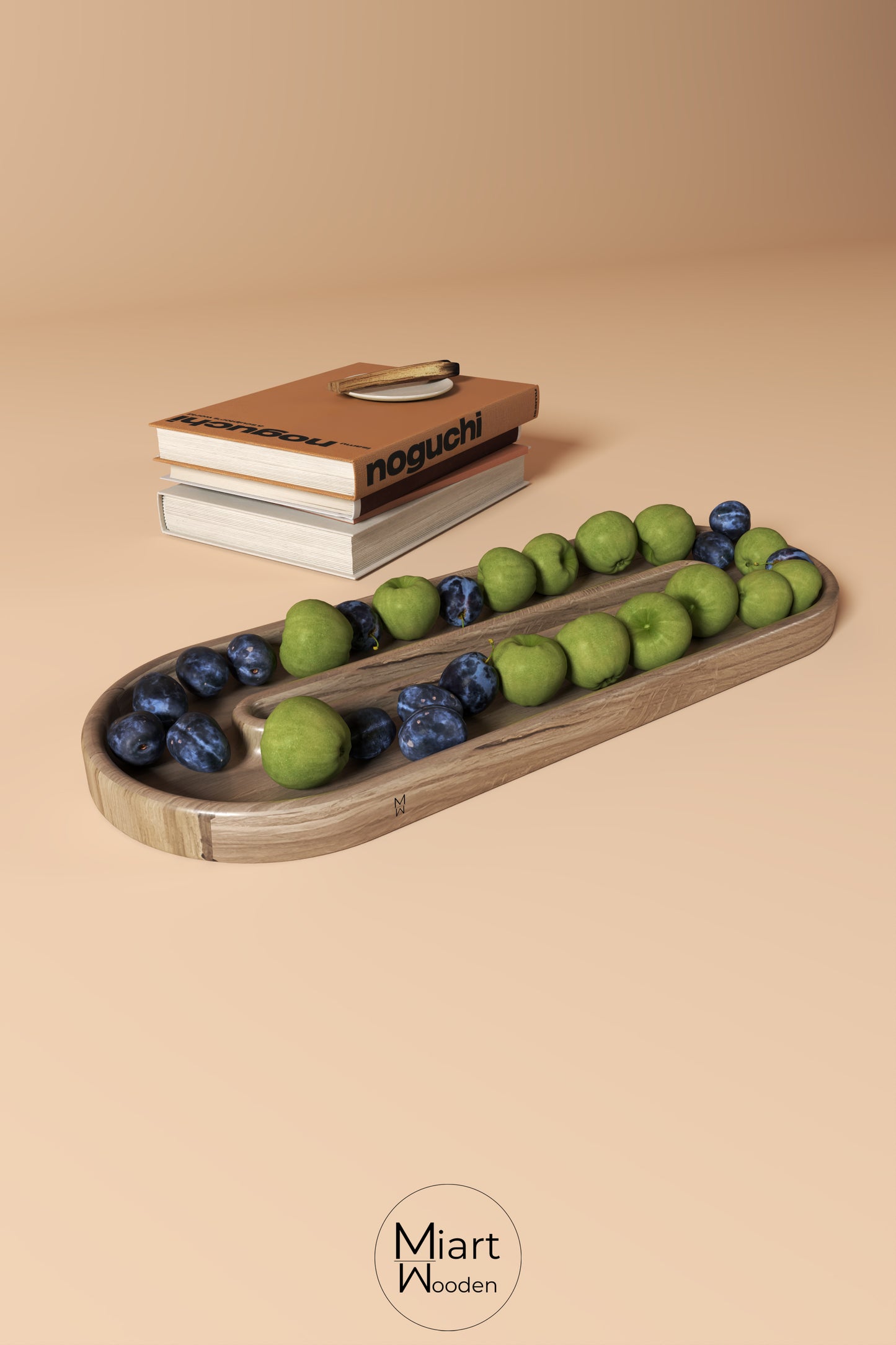 Loop The Turn | Solid Oak Serving Board and Decorative Object