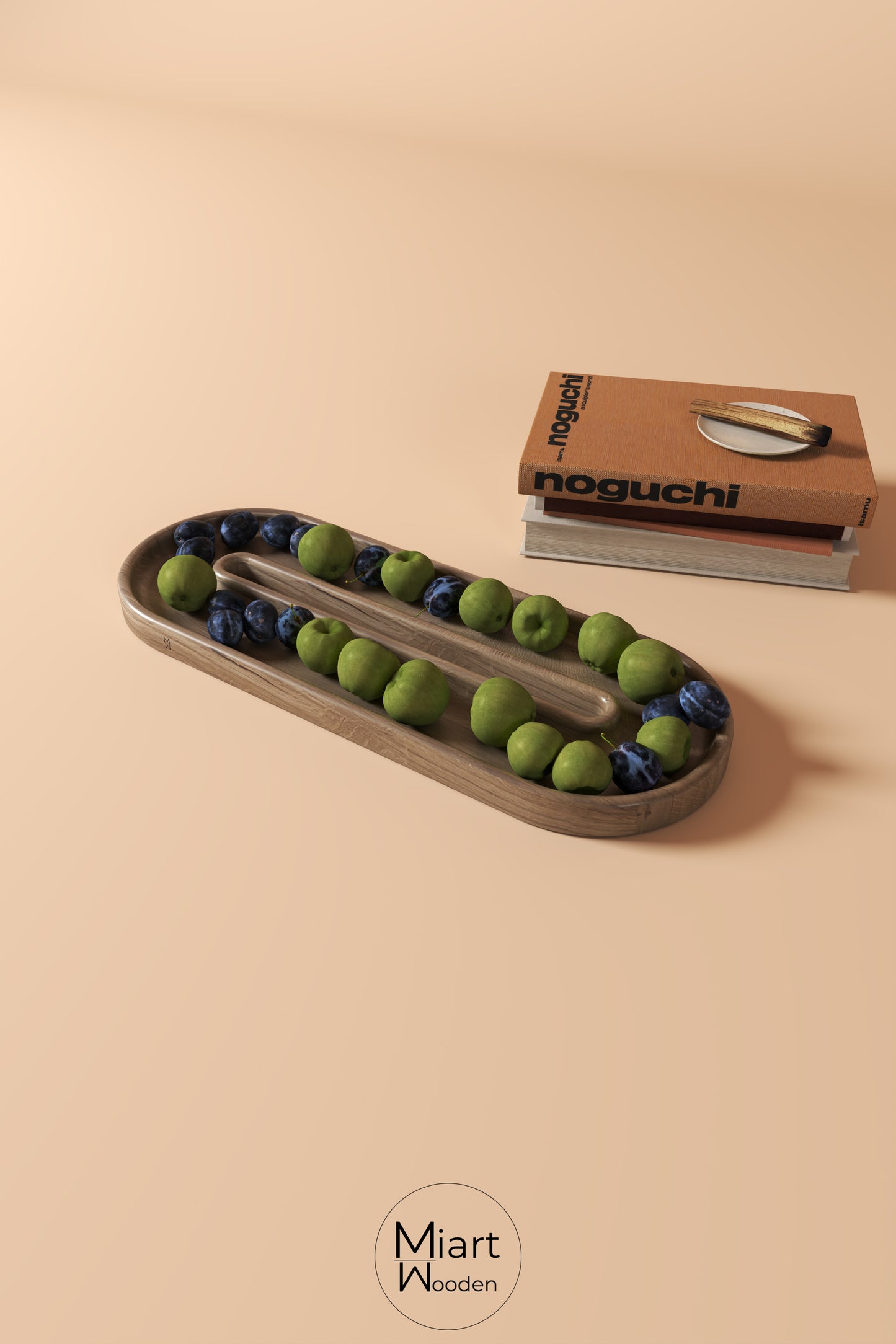 Loop The Turn | Solid Oak Serving Board and Decorative Object