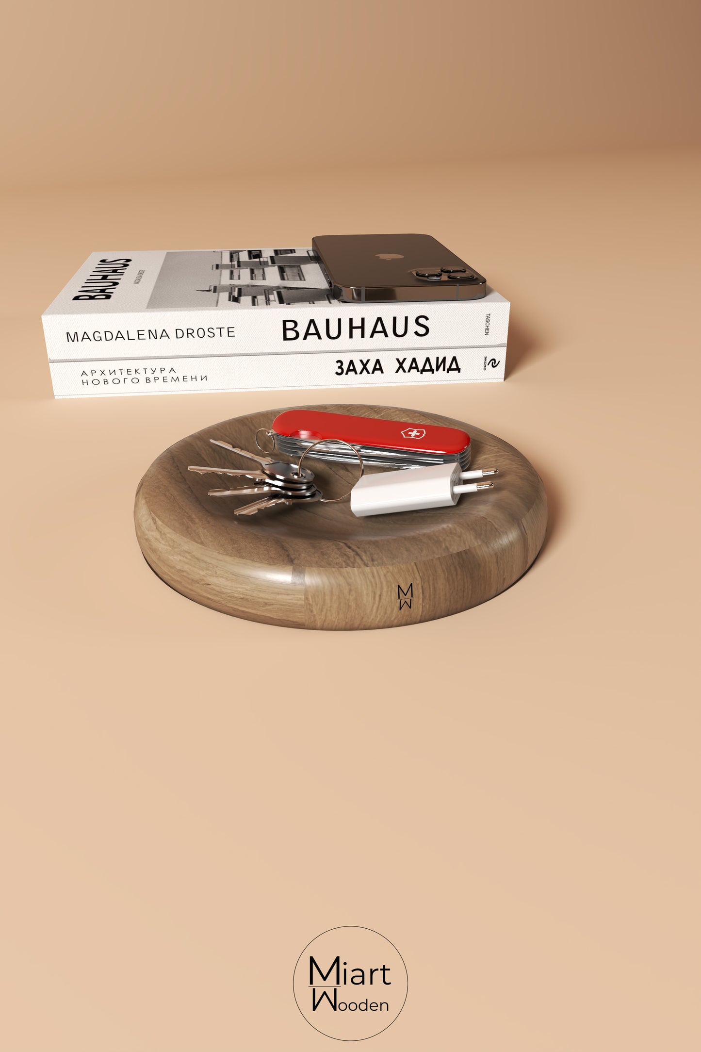 Plans Of A Black Hole | Oak Desktop Organizer And Decorative Object