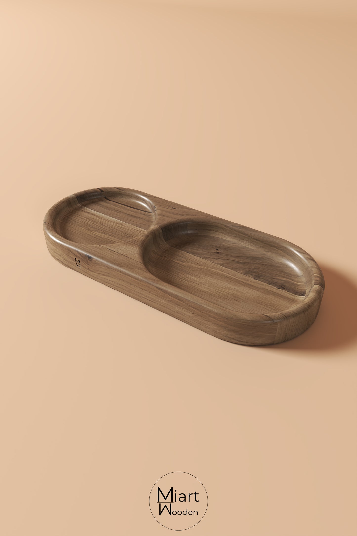 Single Malt For Single Nights | Solid Oak Serving Board and Decorative Object